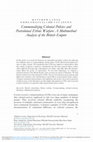 Research paper thumbnail of Communalizing Colonial Policies and Postcolonial Ethnic Warfare: A Multimethod Analysis of the British Empire