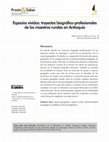 Research paper thumbnail of Espacios vividos: trayectos biográfico-profesionales de los maestros rurales en Antioquia