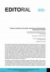 Research paper thumbnail of Poéticas y políticas de la mirada: (re)visiones contemporáneas. Introducción al dossier