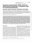 Research paper thumbnail of Functional overlap between ABCD1 (ALD) and ABCD2 (ALDR) transporters: a therapeutic target for X-adrenoleukodystrophy