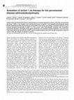 Research paper thumbnail of Activation of sirtuin 1 as therapy for the peroxisomal disease adrenoleukodystrophy