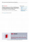 Research paper thumbnail of Integrated Assessment of Palm Oil Mill Residues to Sustainable Electricity System (POMR-SES): A Case Study from Peninsular Malaysia