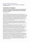 Research paper thumbnail of Arbeit ohne "Parasiten". Das fetischisierte Arbeitskonzept der KPD bot einen Rahmen, in das antisemitische Vorstellungen gut passten