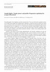 Research paper thumbnail of Review of Joseph Stiglitz, "People, Power, and Profit" (W.W. Norton, 2020)