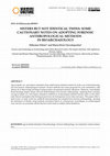 Research paper thumbnail of SISTERS BUT NOT IDENTICAL TWINS: SOME CAUTIONARY NOTES ON ADOPTING FORENSIC ANTHROPOLOGICAL METHODS IN BIOARCHAEOLOGY