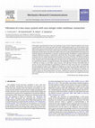 Research paper thumbnail of Vibration of a two-mass system with non-integer order nonlinear connection