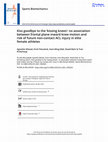 Research paper thumbnail of Kiss goodbye to the ‘kissing knees’: no association between frontal plane inward knee motion and risk of future non-contact ACL injury in elite female athletes