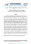 Research paper thumbnail of Customer-Based Brand Equity of Star Hotels in Nepal