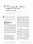 Research paper thumbnail of Toward Interspecies Art and Design: Prosthetic Habitat-Structures in Human-Owl Cultures