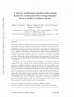 Research paper thumbnail of A way to synchronize models with seismic faults for earthquake forecasting: Insights from a simple stochastic model