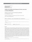 Research paper thumbnail of Análisis de la producción de biomasa de Nostoc muscorum en sistema hidropónico