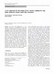 Research paper thumbnail of A new approach for the design of low velocity coupling for ring shape anchored contour mode disk resonators