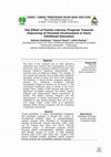 Research paper thumbnail of The Effect of Family Literacy Program Towards Improving of Parental Involvement in Early Childhood Education