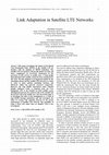 Research paper thumbnail of Link Adaptation in Satellite LTE Networks