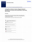 Research paper thumbnail of Caring (for) relations: Syrian refugees between gendered kin-contract and citizenship in Germany and Turkey