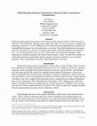 Research paper thumbnail of Gifted Education Structures in Elementary Schools and Their Connections to Program Focus