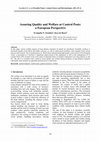 Research paper thumbnail of Assuring Quality and Welfare at Control Posts: a European Perspective