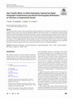 Research paper thumbnail of Heat Transfer Effects on Defect Boundaries Captured by Digital Holographic Interferometry and Infrared Thermography Workstation: an Overview on Experimental Results