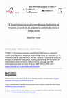 Research paper thumbnail of Governança nacional e coordenação federativa na resposta à Covid-19 na Argentina: contenção inicial e fadiga social