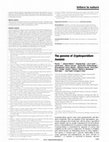 Research paper thumbnail of The genome of Cryptosporidium hominis