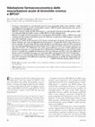 Research paper thumbnail of Valutazione farmacoeconomica delle esacerbazioni acute di bronchite cronica e BPCO