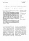 Research paper thumbnail of Factors associated with relapse after ambulatory treatment of acute exacerbations of chronic bronchitis