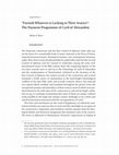 Research paper thumbnail of "Furnish Whatever Is Lacking to Their Avarice": The Payment Programme of Cyril of Alexandria