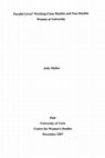 Research paper thumbnail of Parallel lives? : working-class Muslim and non-Muslim women at university