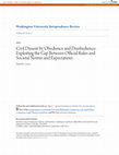 Research paper thumbnail of Civil Dissent by Obedience and Disobedience: Exploiting the Gap Between Official Rules and Societal Norms and Expectations