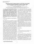 Research paper thumbnail of Independent Brain Computer Interface Control using Visual Spatial Attention-Dependent Modulations of Parieto-occipital Alpha