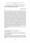 Research paper thumbnail of İLİYA BAR ŞÎNÂYÂ’NIN ‘KᵊTOBO Dᵊ-TARGᵊMONO’ ADLI SÜRYANCA-ARAPÇA LEKSİKOGRAFİK ESERİ ve DEĞERİ