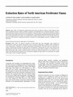 Research paper thumbnail of Extinction Rates of North American Freshwater Fauna