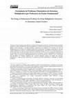 Research paper thumbnail of Formulação de Problemas Matemáticos de Estrutura Multiplicativa por Professores do Ensino Fundamental