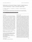 Research paper thumbnail of Inflammation and structural changes of splenic lymphoid tissue in visceral leishmaniasis: A study on naturally infected dogs