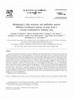 Research paper thumbnail of Montenegro's skin reactions and antibodies against different Leishmania species in dogs from a visceral leishmaniosis endemic area