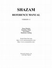 Research paper thumbnail of SHAZAM Reference Manual 11 Interior