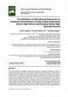 Research paper thumbnail of The Utilisation of Educational Resources on Academic Achievement: A Case of Boa Amponsem Senior High School and Dunkwa Senior High Technical School