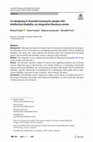 Research paper thumbnail of Co-designing in Australia housing for people with intellectual disability: an integrative literature review