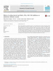 Research paper thumbnail of Effects of cooling interval and MnO2, TiO2, CdO, NiO additions on spheluritic willemite crystals