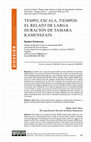 Research paper thumbnail of Tempo, escala, Tiempos: el relato de larga duración de Tamara Kamenszain