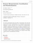 Research paper thumbnail of Sensory Measurements: Coordination and Standardization