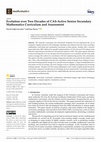 Research paper thumbnail of Evolution over Two Decades of CAS-Active Senior Secondary Mathematics Curriculum and Assessment