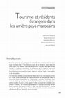 Research paper thumbnail of Tourisme et résidents étrangers dans les arrière-pays marocains