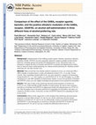 Research paper thumbnail of Comparison of the Effect of the GABABReceptor Agonist, Baclofen, and the Positive Allosteric Modulator of the GABABReceptor, GS39783, on Alcohol Self-Administration in 3 Different Lines of Alcohol-Preferring Rats