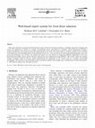 Research paper thumbnail of Web-based expert system for food dryer selection