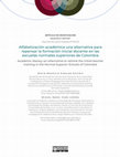 Research paper thumbnail of Alfabetización académica una alternativa para repensar la formación inicial docente en las escuelas normales superiores de Colombia