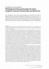 Research paper thumbnail of Philologische Voraussetzungen für einen Vergleich zwischen Dostoevskij und Nietzsche