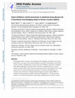 Research paper thumbnail of Intact inhibitory control processes in abstinent drug abusers (I): A functional neuroimaging study in former cocaine addicts