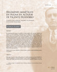 Research paper thumbnail of Regímenes Miméticos en Pugna en Altazor De Vicente Huidobro