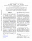 Research paper thumbnail of Thermodynamic constraints on the dark sector